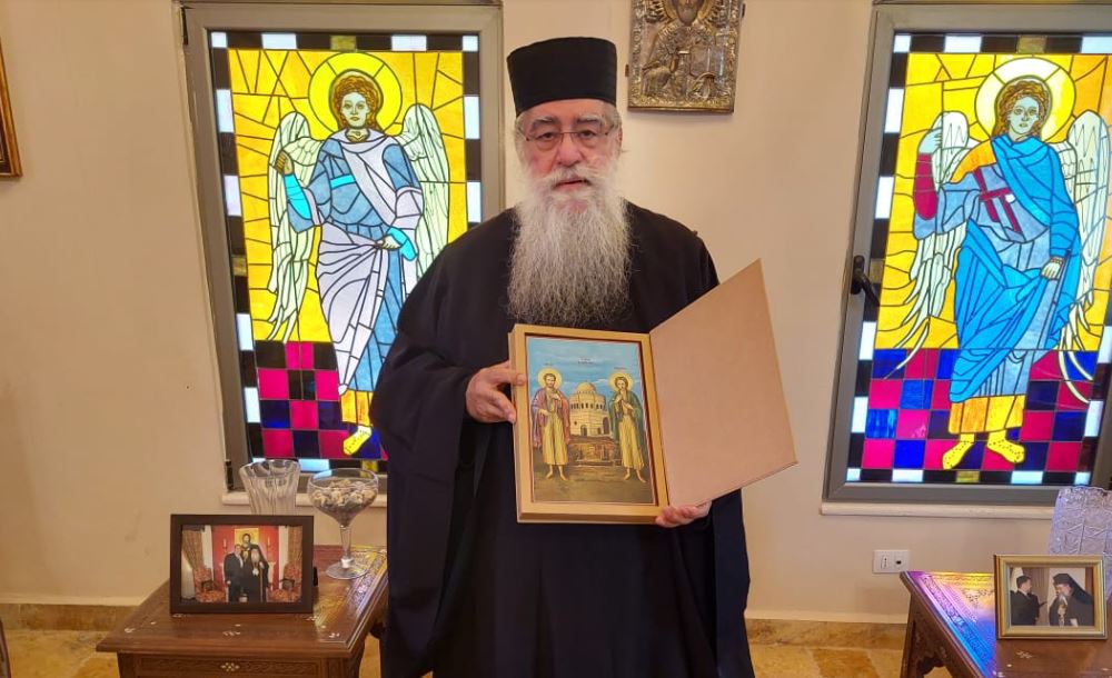 Η Ιερά Εικόνα των Αγίων Γαβριήλ και Κυρμιδώλη στην Ιορδανία