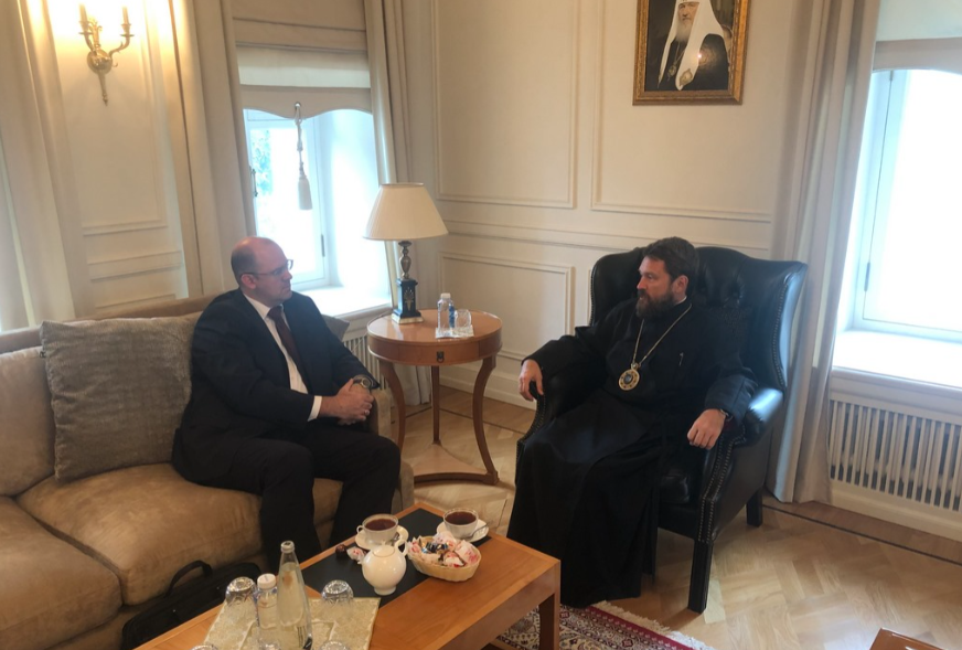 Митрополит Иларион встретился с и.о. ректора Национального исследовательского ядерного университета «МИФИ»