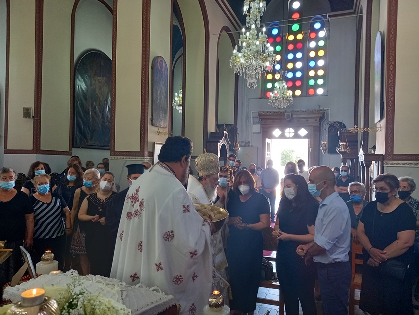 Ο Μητροπολίτης Κορίνθου στο μνημόσυνο του π. Κωνσταντίνου Κουτσούρη