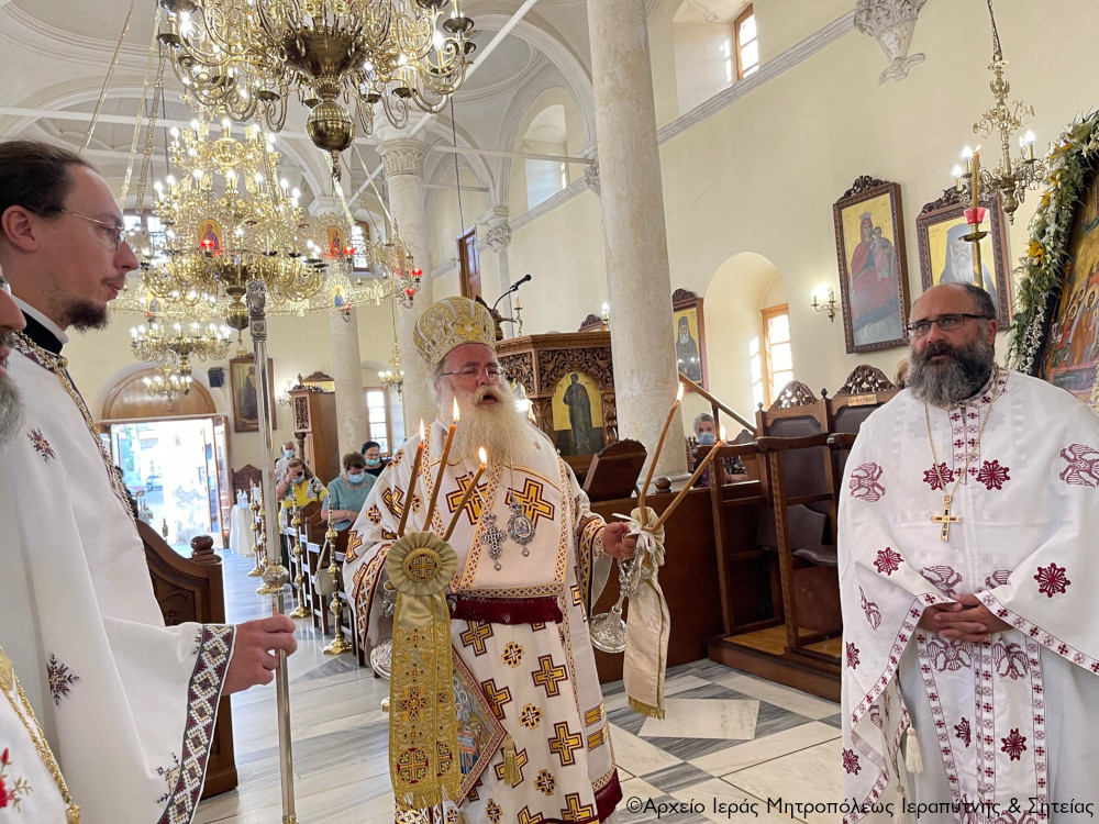 Μητροπολίτης Ιεραπύτνης: “Πάντοτε θα στέκει δίπλα μας ο Σωτήρας Χριστός”