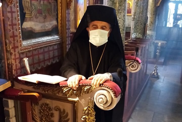 Ο μητροπολίτης Γέρων Δέρκων στο Γεσήλκιοϊ για τη Παράκληση