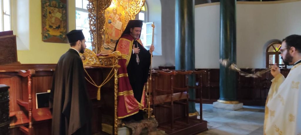 Εσπερινός της Κοιμήσεως της Θεοτόκου στην Χάλκη