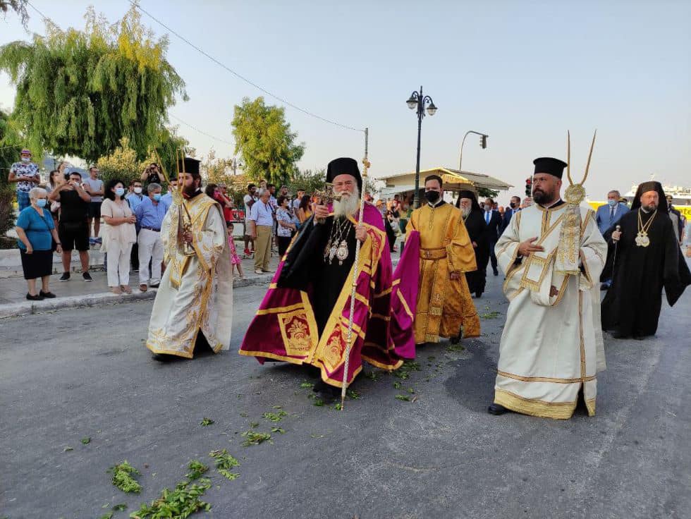 Γιορτή Αγίου Διονυσίου: Κάθοδος Μητροπολίτη & Περιφορά σεπτού Σκηνώματος