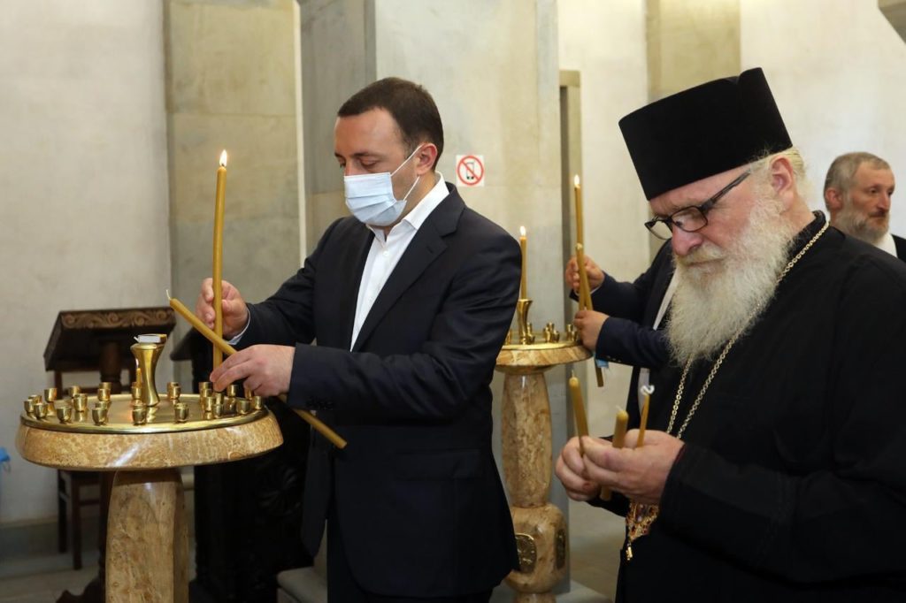 Στον Άγιο Νικόλαο Οζουργκέτι ο Πρωθυπουργός της Γεωργίας