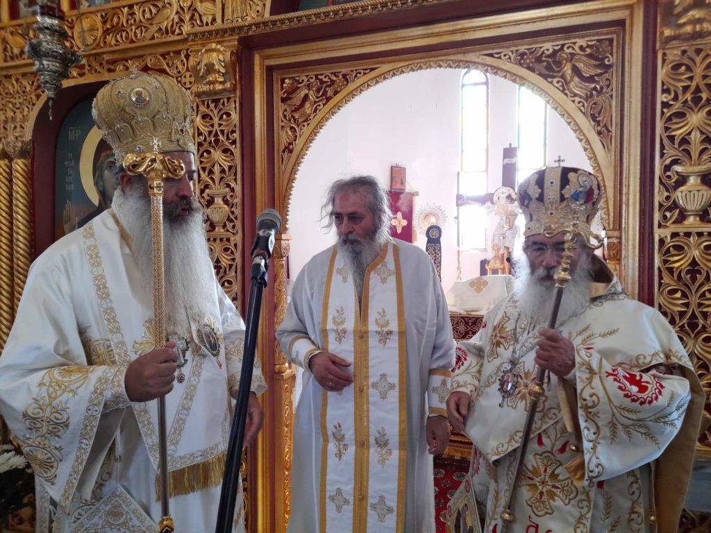 Ο Μητροπολίτης Φθιώτιδος μετά του Γέροντος Αρχιεπισκόπου Σινά (ΦΩΤΟ)