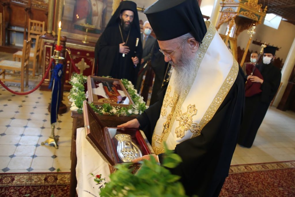 Το Ιερό Λείψανο του Αγίου Καλλινίκου στον Πλάτανο