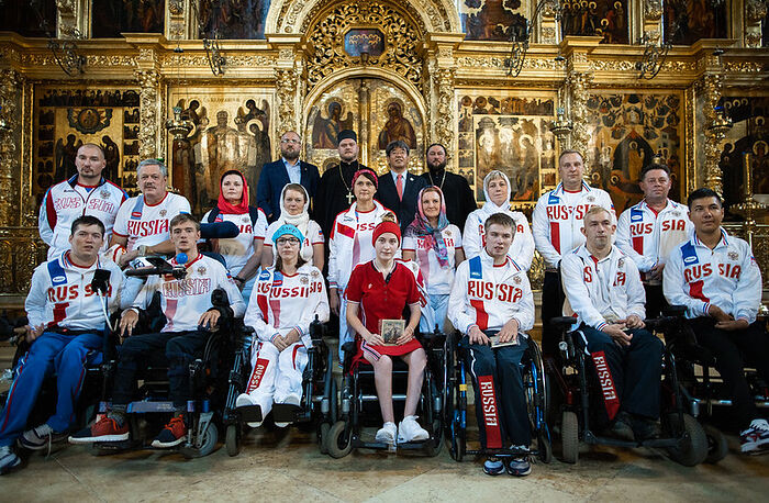 В Троице-Сергиевой лавре совершен молебен перед Паралимпиадой в Токио