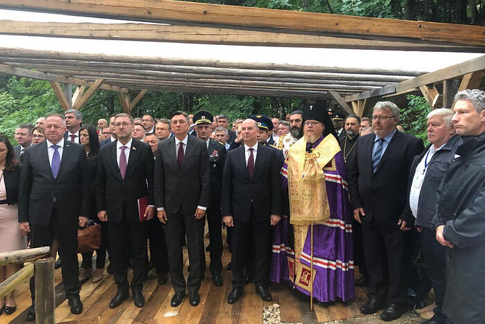 ДЕЛЕГАЦИЯ РУССКОЙ ЦЕРКВИ ПРИНЯЛА УЧАСТИЕ В ЦЕРЕМОНИИ ПОМИНОВЕНИЯ РУССКИХ ВОЕННОПЛЕННЫХ, ПОГИБШИХ В СЛОВЕНИИ В ГОДЫ ПЕРВОЙ МИРОВОЙ ВОЙНЫ