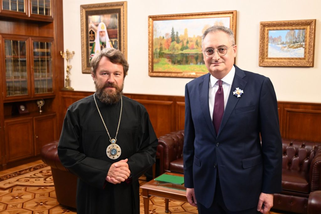 Патриаршая награда вручена российскому дипломату