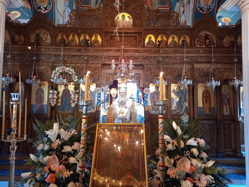 Στην Ιερά Μονή «Παναγία η Πάντων Χαρά» ο Μητροπολίτης Κορίνθου