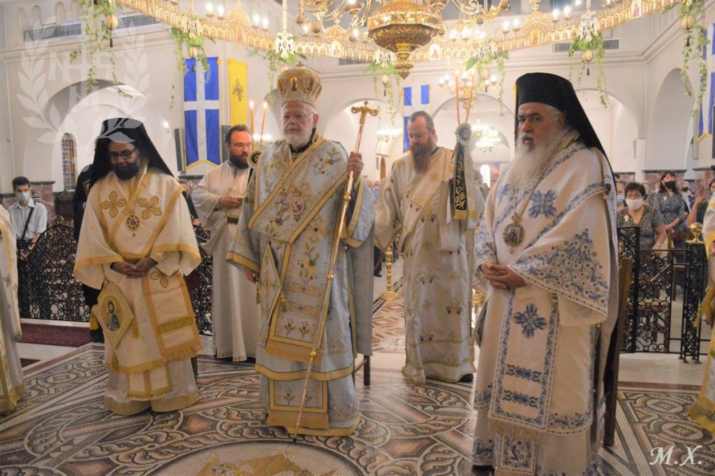 Τρισαρχιερατική Θεία Λειτουργία Ι.Κ.Ν Τιμίου Προδρόμου Νεαπόλεως