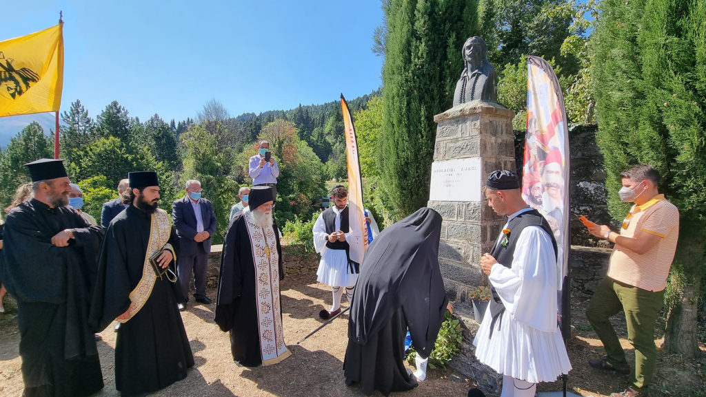 Τιμή στον ήρωα Αθανάσιο Διάκο στον τόπο που μόνασε