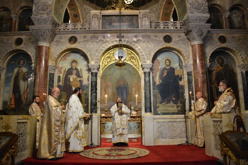 Архиерейска св. Литургия за празника Преображение Господне в Патриаршеската катедрала “Св. Александър Невски”