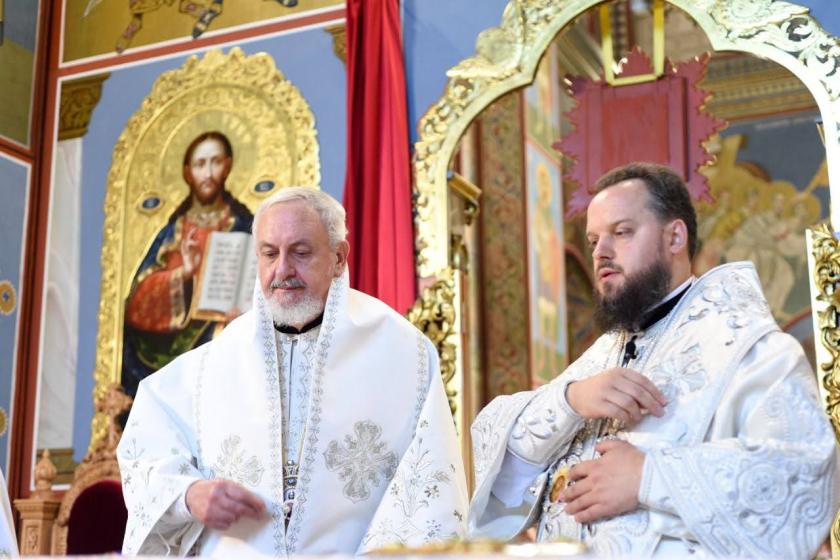 Στο Κίεβο λειτούργησε ο Μητροπολίτης Γέρων Χαλκηδόνος