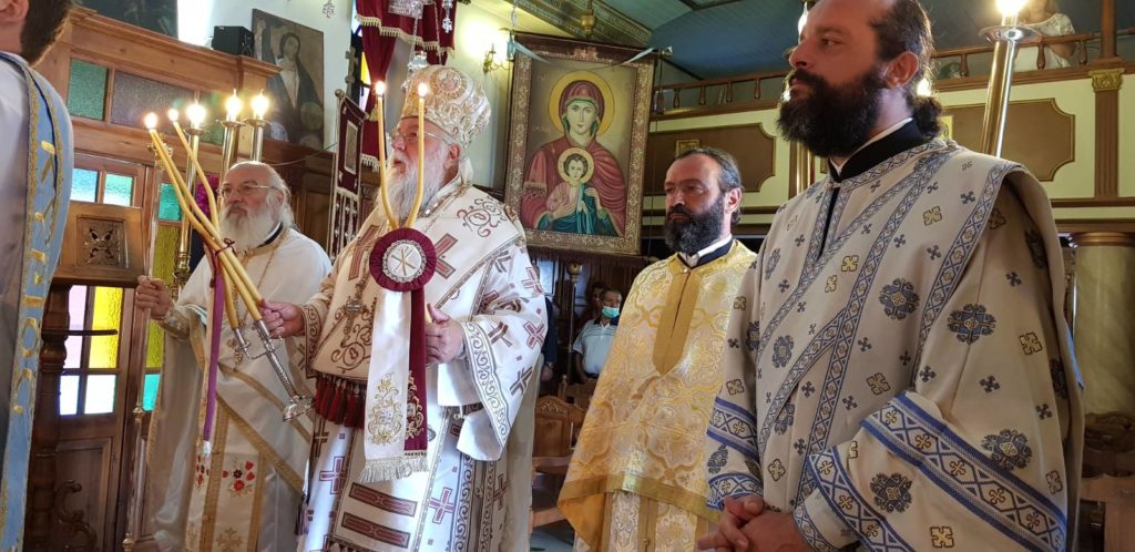 Κερκύρας: “Η Παναγία έγινε κραταιά σκέπη της Ελλάδας”