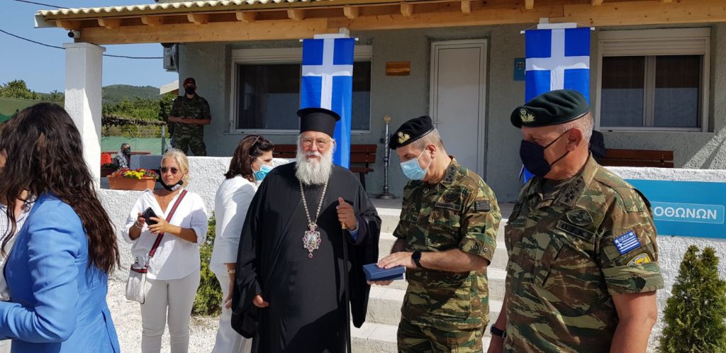 Εγκαίνια στρατιωτικού φυλακίου στο νησί των Οθωνών