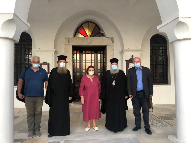 Συνάντηση Μητροπολίτη Παροναξίας με την Υπ. Πολιτισμού
