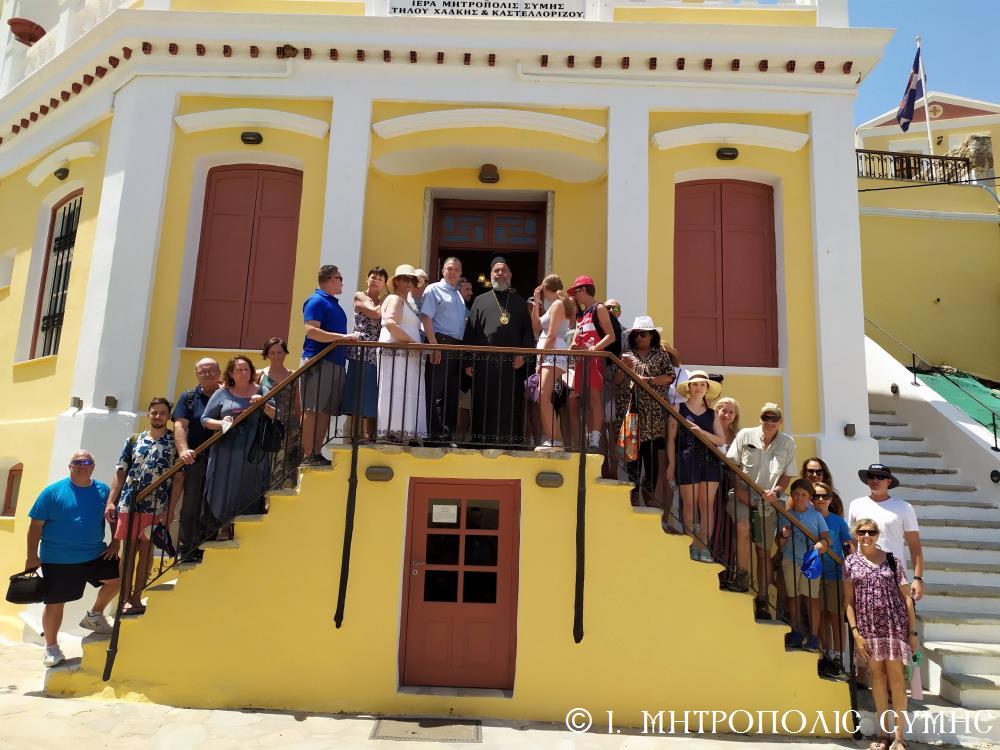 Ελληνοαμερικάνος Γερουσιαστής στον Μητροπολίτη Σύμης