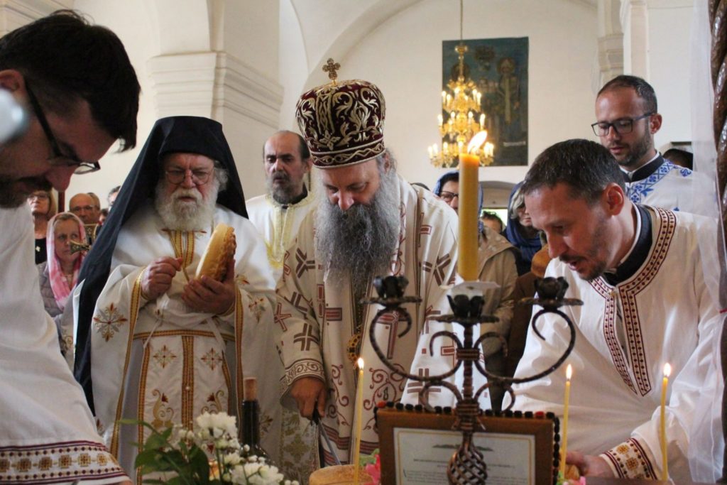 Στη Μονή Λεπαβίνας για την Κοίμηση ο Πατριάρχης