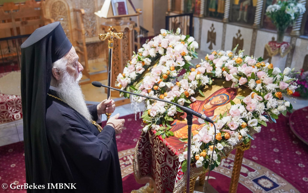 Ο Μητροπολίτης Βεροίας στην Μεταμορφώση του Σωτήρος Λιανοβεργίου