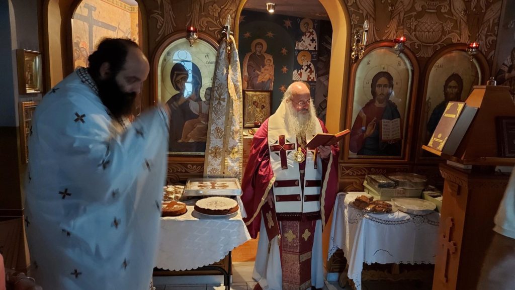Ο Μητροπολίτης Κανάγκας ιερούργησε στην Πάτρα για τον Άγιο Φανούριο