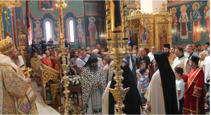 Храмов празник, дяконско ръкоположение и празничен водосвет в началото на Богородичния пост