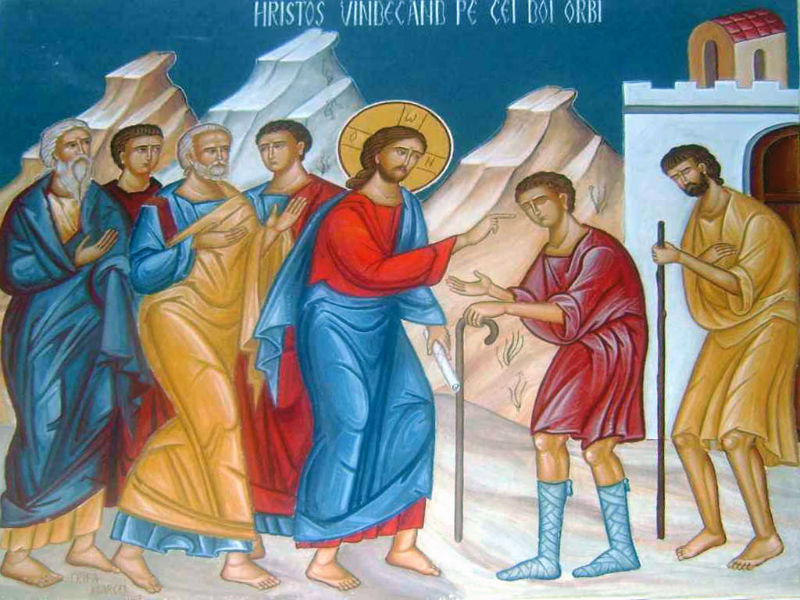 Η θεραπεία των δύο τυφλών (Κατά Ματθ. 9, 27-35)