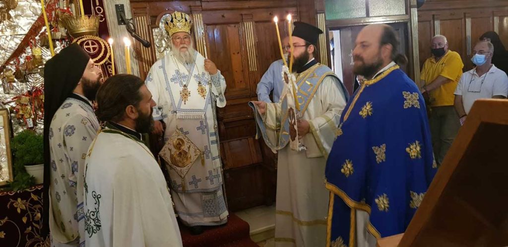 Στη Μονή Υψηλού Παντοκράτορος ο Μητροπολίτης Κερκύρας
