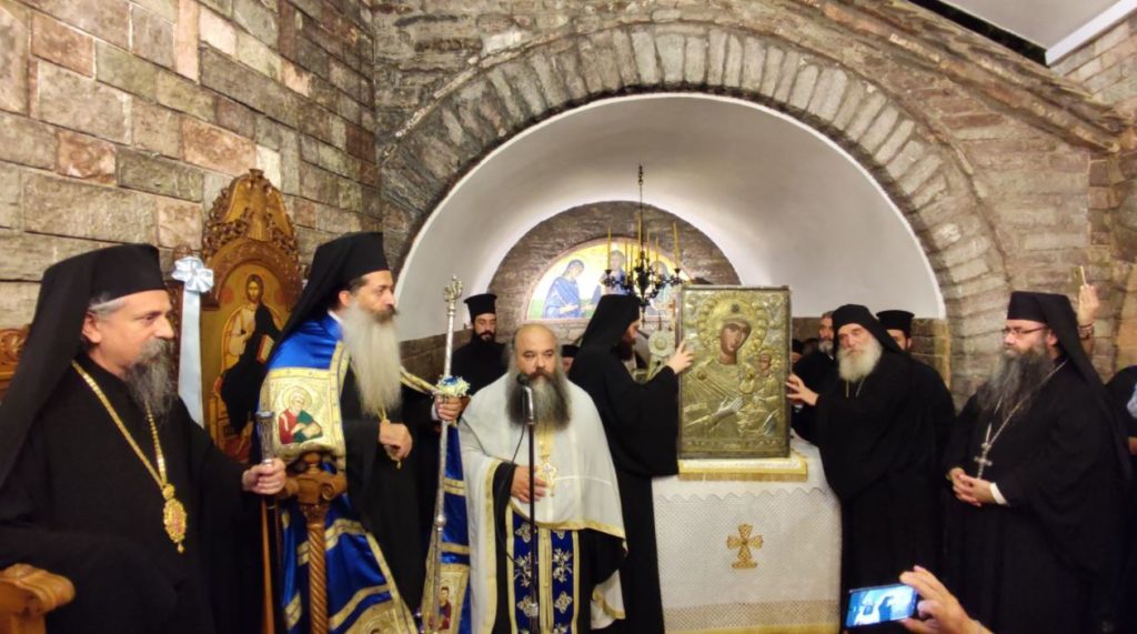 Ο Φθιώτιδος Συμεών στη πανήγυρη της Ιεράς Μονής Παναγίας Προυσιωτίσσης