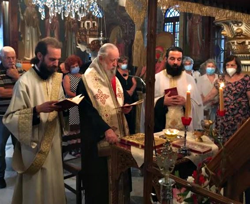 Παράκληση και Ευχέλαιο στην Παναγία Λιαουτσάνισα Κύμης