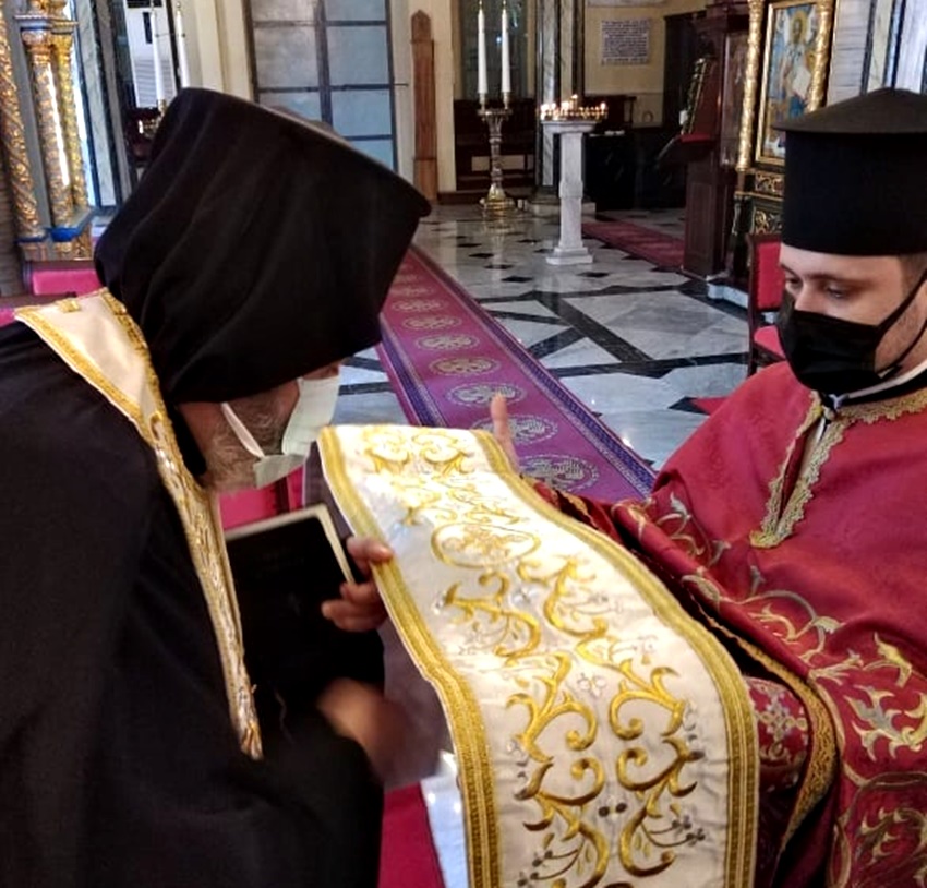 Τέλεσε τον Αγιασμό και Τρισάγιο στον μακαριστό Μητροπολίτη Κινσάσας