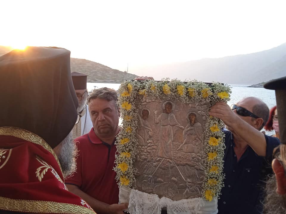 Η υποδοχή της Ιεράς Εικόνας της Μεταμόρφωσης στον Πανορμίτη (ΒΙΝΤΕΟ)