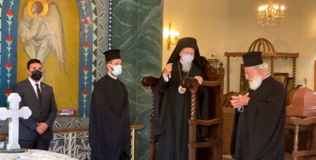 Στο Αγίασμα της Παναγίας Βεφά ο Οικουμενικός Πατριάρχης