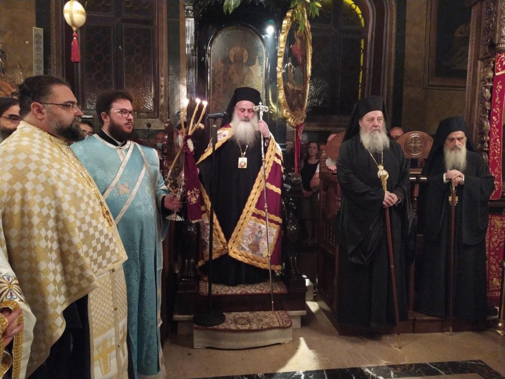 Στην Παναγία τη Γηροκομίτισσα για την πανήγυρη της Παναγίας