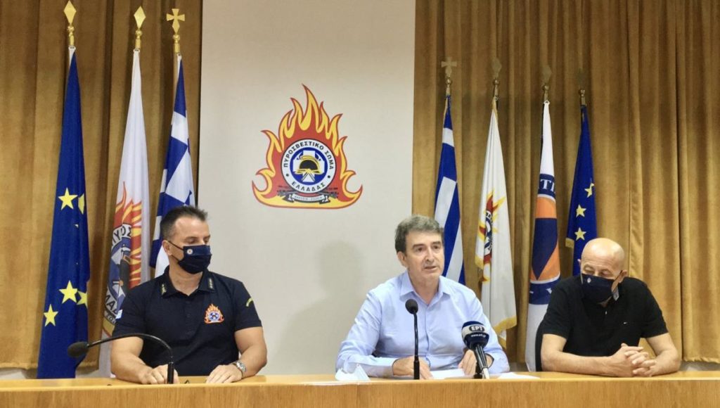 Μ. Χρυσοχοΐδης για Βίλια: “Οι αναζωπυρώσεις δημιούργησαν μεγάλο μέτωπο”