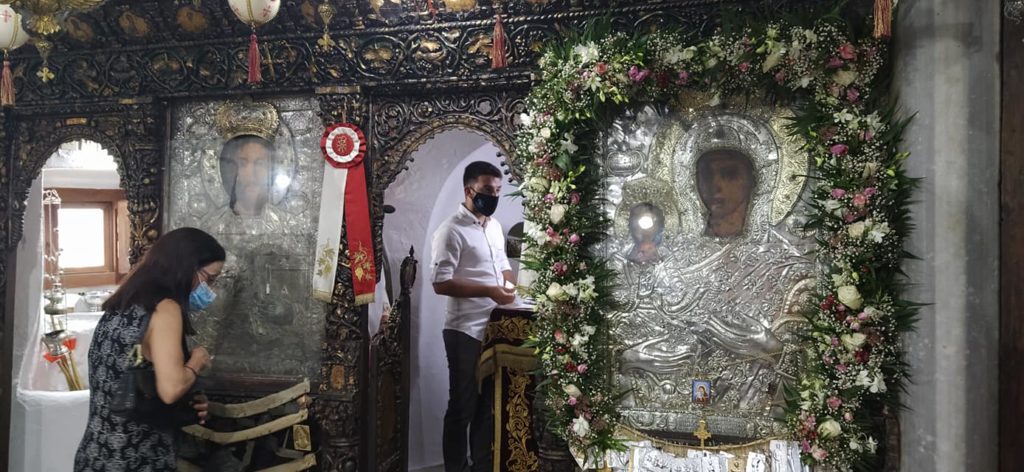 Η Κοίμηση της Θεοτόκου στην Παναγία τη Σπηλιανή