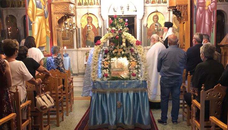 Η Κοίμηση της Θεοτόκου στη Βοιωτία