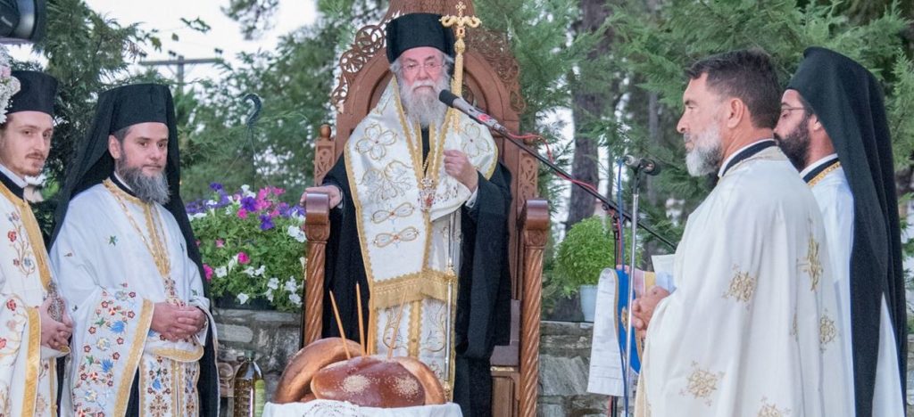 Η Κοίμηση της Θεοτόκου στη Νέα Πέραμο Ελευθερών