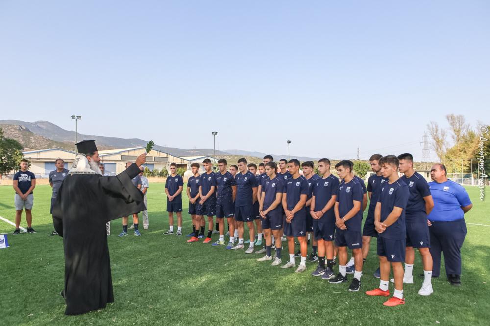 Αγιασμός στο ποδόσφαιρο και χαιρετισμός σε παρουσίαση βιβλίου για την Επανάσταση