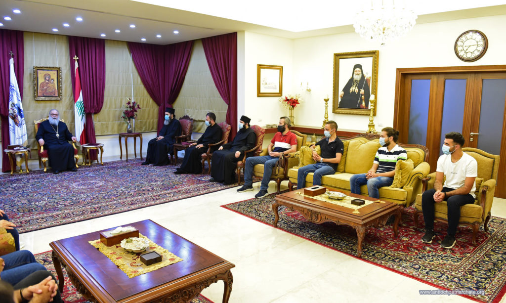 Σπουδαστές επισκέφθηκαν τον Πατριάρχη Αντιοχείας