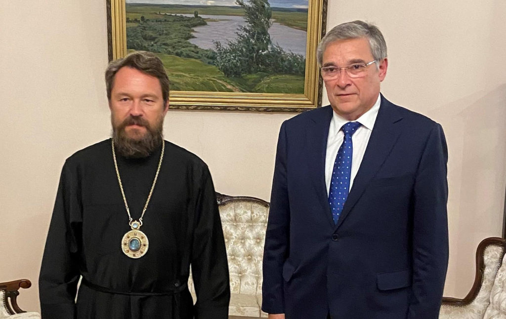 Митрополит Иларион встретился с послом России в Венгрии