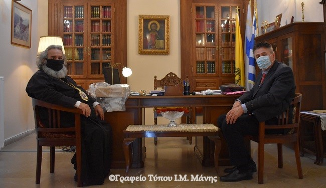 Ο Εισαγγελέας Γυθείου στον Μητροπολίτη Μάνης