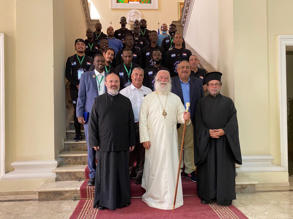 Στον Πατριάρχη Αλεξανδρείας ομάδα μπάσκετ του Σουδάν