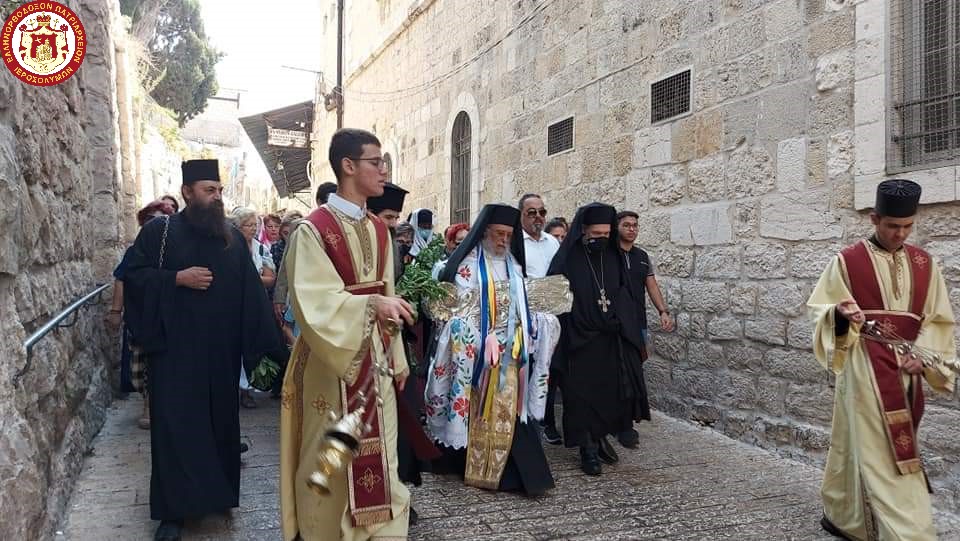 Литија Успењске иконе до метоха Гетсимане