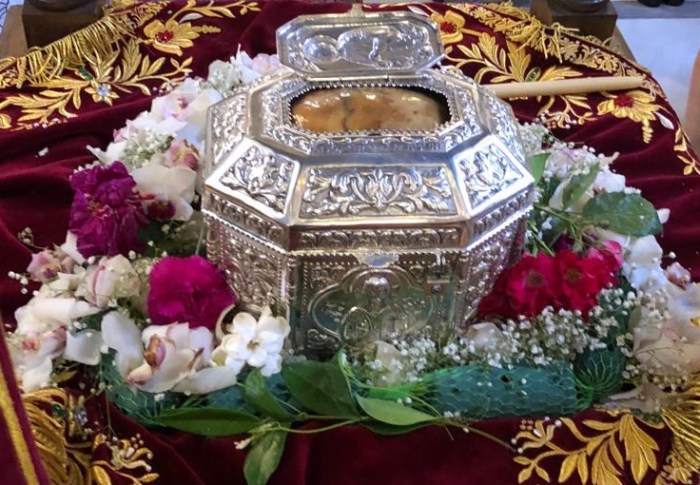 Υποδοχή Κάρας Αγίου Παντελεήμονος στην Καλαμαριά