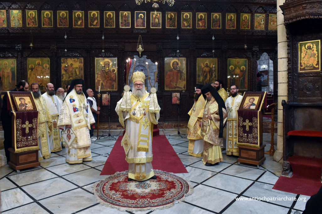 Patriarchal Divine Liturgy at St. George’s Reds cathedral in Syria’s Valley of Christians