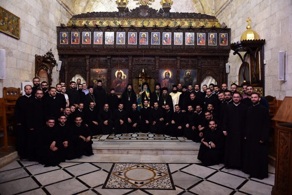 ببركة ورعاية صاحب الغبطة البطريرك يوحنّا العاشر احتفل معهد القديس يوحنا الدمشقي اللاهوتي ببدء
