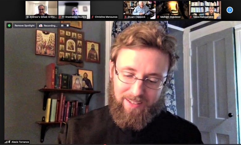 Διαδικτυακή διάλεξη στη Θεολογική Σχολή της Αρχιεπισκοπής Αυστραλίας