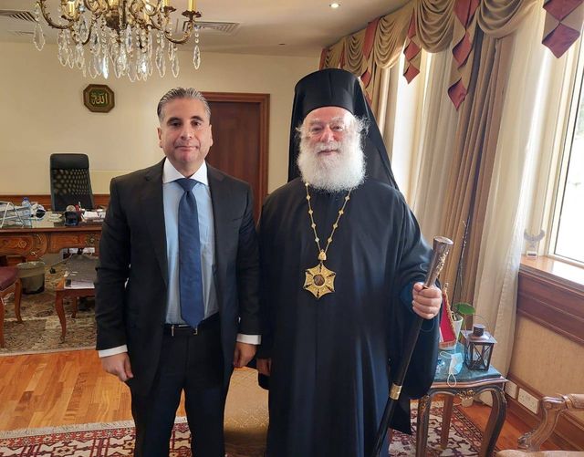 لبابا ثيودروس يزور سفير مصر