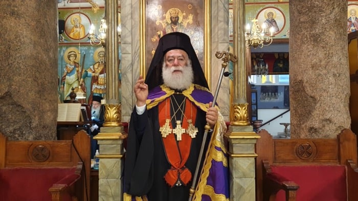 إحتفال البابا ثيودروس بعيد رفع الصليب